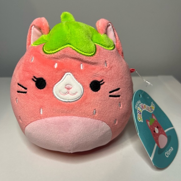 Squishmallows Toys Olma The Strawberry Cat Squishmallow Poshmark